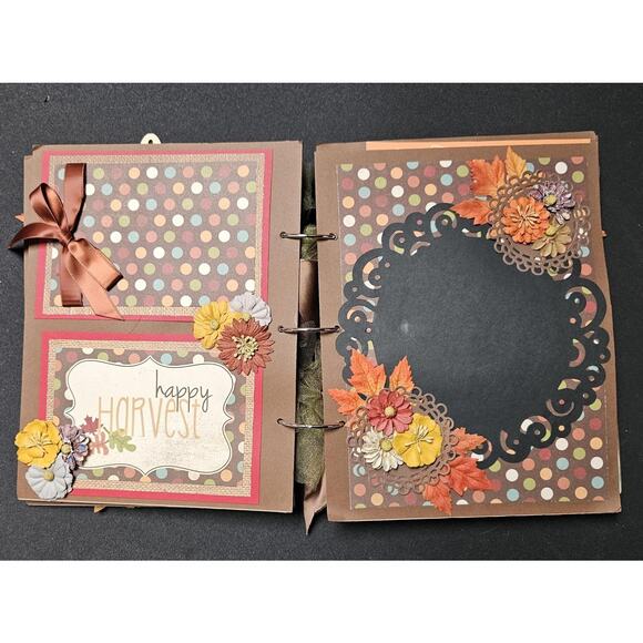 Craft Scrapbook - Gratitude Fall Harvest Journal - Never Used - Picture 3 of 6